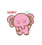 Elephant pig Babe ＆ Candy（個別スタンプ：29）