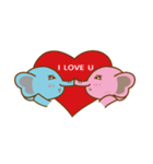 Elephant pig Babe ＆ Candy（個別スタンプ：35）