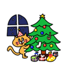 ねっこねこのクリスマスとお正月（個別スタンプ：1）