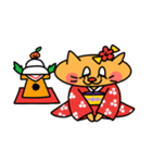 ねっこねこのクリスマスとお正月（個別スタンプ：27）