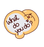 Dotji Balloon Question（個別スタンプ：24）