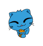 Bluecat the first words（個別スタンプ：6）