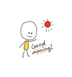 The boy comes from doodle world.（個別スタンプ：2）
