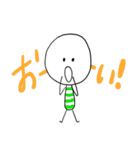 The boy comes from doodle world.（個別スタンプ：8）