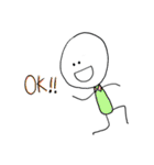 The boy comes from doodle world.（個別スタンプ：12）