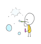 The boy comes from doodle world.（個別スタンプ：34）