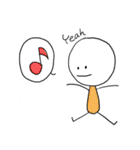 The boy comes from doodle world.（個別スタンプ：36）
