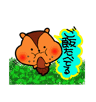 ぽけっとリスの一日（個別スタンプ：1）