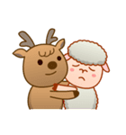 幸せの羊と鹿（Japan）（個別スタンプ：13）