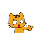 Orange kitty - Buru 3（個別スタンプ：1）