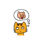 Orange kitty - Buru 3（個別スタンプ：15）