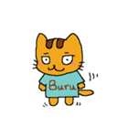 Orange kitty - Buru 3（個別スタンプ：29）
