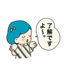 『了解！』女の子スタンプ（個別スタンプ：13）