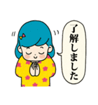 『了解！』女の子スタンプ（個別スタンプ：25）