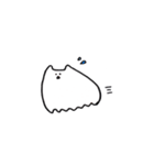 しろいの。（個別スタンプ：3）