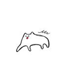 しろいの。（個別スタンプ：6）