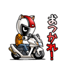 猫耳ライダース2 スクーター（日本語版）（個別スタンプ：2）