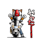 猫耳ライダース2 スクーター（日本語版）（個別スタンプ：10）