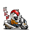 猫耳ライダース2 スクーター（日本語版）（個別スタンプ：13）