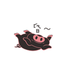Little Black Pig（個別スタンプ：2）