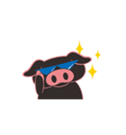 Little Black Pig（個別スタンプ：19）