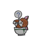 どんぶり犬 Coo(クー)（個別スタンプ：7）