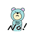 クマ組のくまさん（個別スタンプ：3）