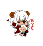 sheep girl and her pet（個別スタンプ：6）