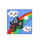 フェルト＆デニム（個別スタンプ：24）