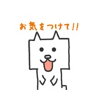 忠犬しかくいぬ（個別スタンプ：8）