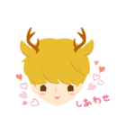 Deer Boy ＆ friends (Japanese Ver.)（個別スタンプ：5）