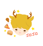 Deer Boy ＆ friends (Japanese Ver.)（個別スタンプ：9）