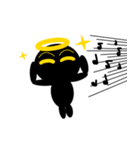 ミニ黒天使（個別スタンプ：4）
