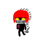 ミニ黒天使（個別スタンプ：6）