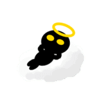 ミニ黒天使（個別スタンプ：28）