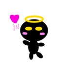 ミニ黒天使（個別スタンプ：33）