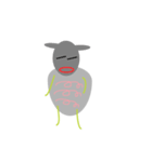 丸い羊（個別スタンプ：36）
