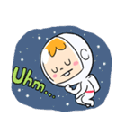 The Happy Astronaut（個別スタンプ：12）