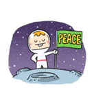 The Happy Astronaut（個別スタンプ：34）