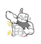 ラッボザ筋肉ウサギ（個別スタンプ：9）