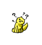 黄色い猫スタンプ（個別スタンプ：16）