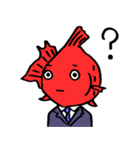 サラリーマン金魚（個別スタンプ：5）
