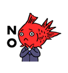サラリーマン金魚（個別スタンプ：9）