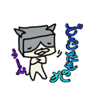 キューブねこ2（個別スタンプ：3）