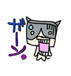 キューブねこ2（個別スタンプ：8）