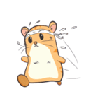 Tochi - Funny and Lucky Hamster（個別スタンプ：15）