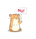 Tochi - Funny and Lucky Hamster（個別スタンプ：16）