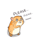 Tochi - Funny and Lucky Hamster（個別スタンプ：25）