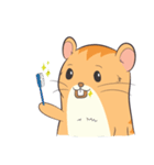 Tochi - Funny and Lucky Hamster（個別スタンプ：33）