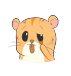 Tochi - Funny and Lucky Hamster（個別スタンプ：34）